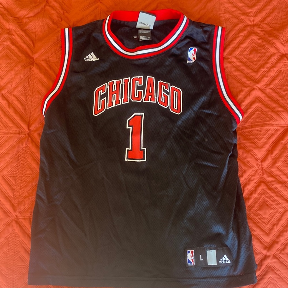 ADIDAS BULLS D ROSE #1 JERSEY